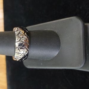 Stainless Steel Desert Band Sz 9